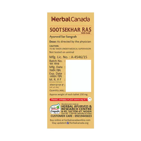 Herbal Canada Soot Shekar Ras